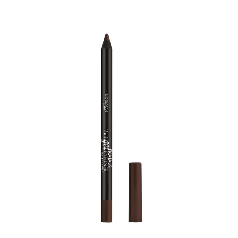 Deborah Milano 2-in-1 Kajal&Eyeliner Gel Pencil Brown 5 1.4g