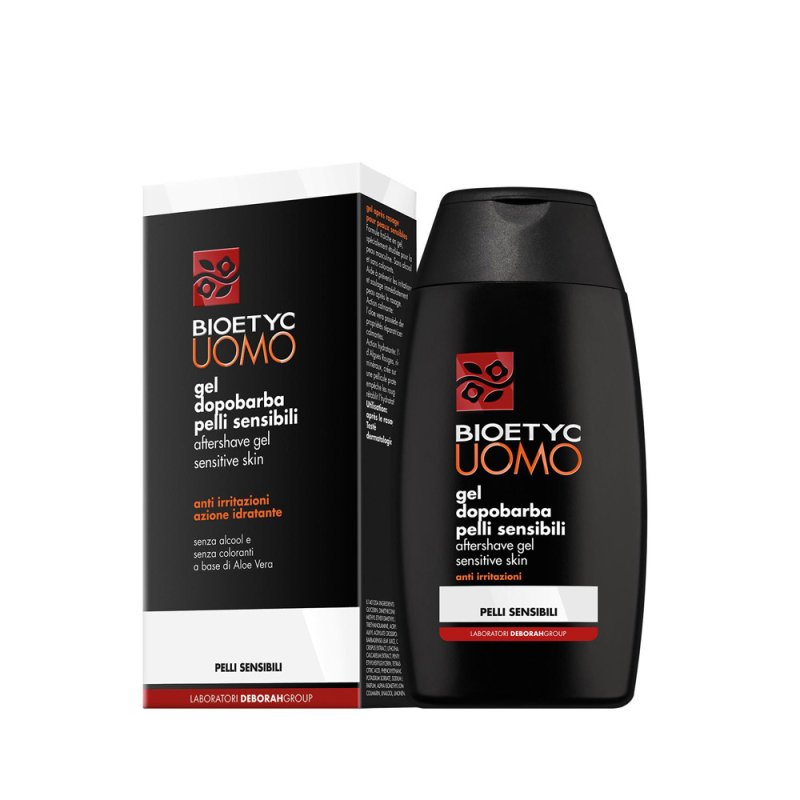 Dermolab Uomo Aftershave Gel for Sensitive Skin Soothing and Moisturizing Effect Prevents Skin Redness After Shaving