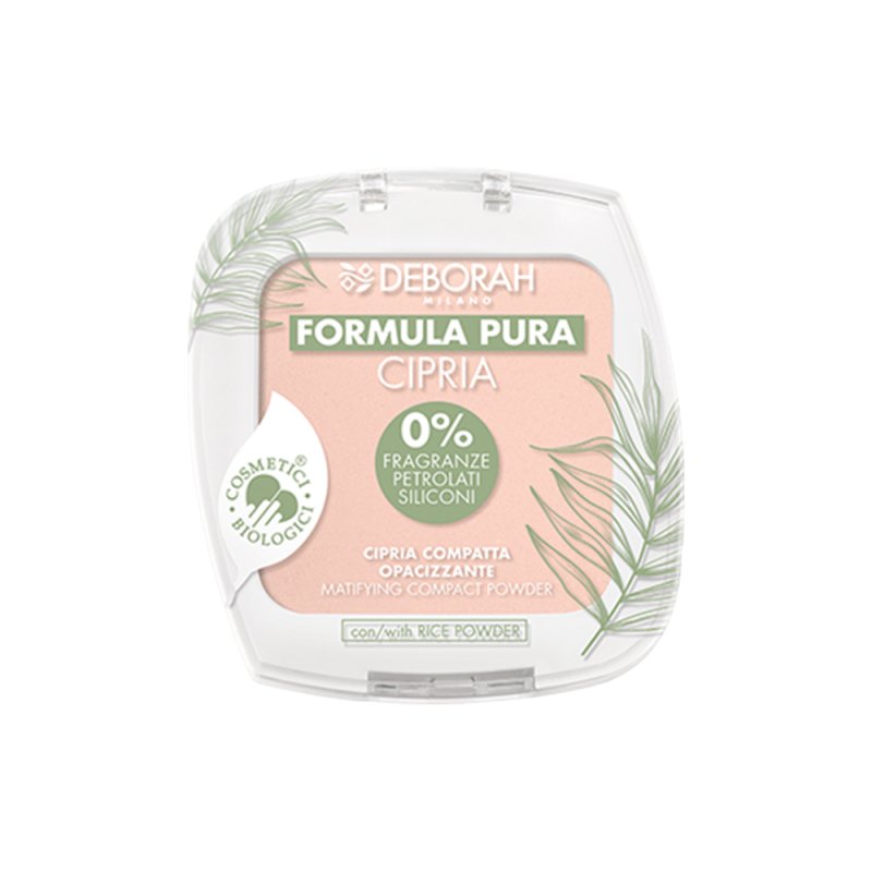 Deborah Milano Formula Pura Organic poudre de visage 10 ml 1 Fair