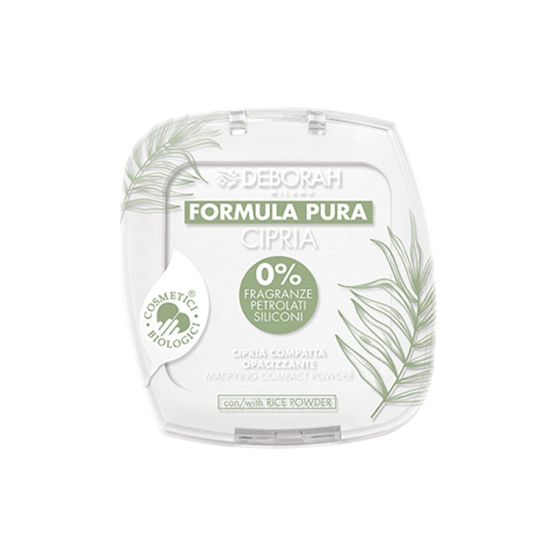 Deborah Milano Formula Pura Organic Face Powder Transparent 4 10ml