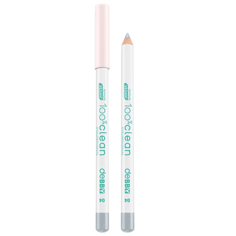 deBBY 100%clean eye pencil Kohl 4 silver