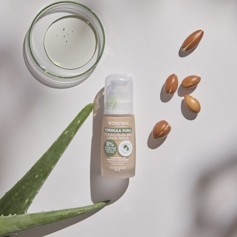 Deborah Milano Formula Pura Fondotinta Lunga Tenuta Bio 30 ml Flacon pompe Liquide 02
