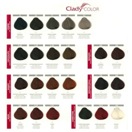 Clady Professional Hair Dye Cream Colorant