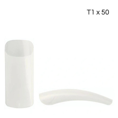 Xanitalia Pro Xan Pro Natural Square Tips With Long Band Size 1 - 50 Pieces