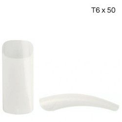 Xanitalia Pro Xan Pro Natural Square Tips With Long Band T6 X50 Pcs