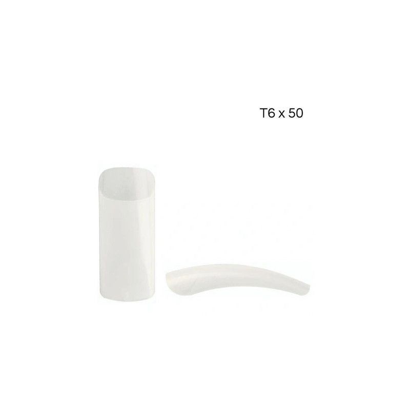 Xanitalia Pro Xan Pro Natural Square Tips With Long Band T6 X50 Pcs