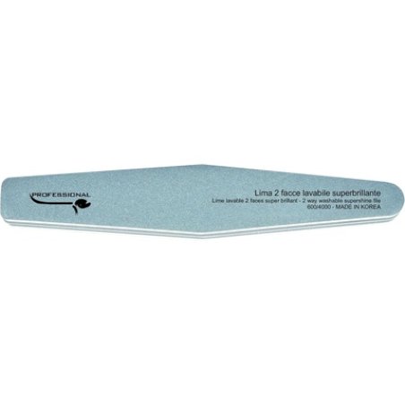 Beauty360 Nail File 600/4000 Made of Grey Leather