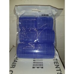 Xanitalia - Self-Adhesive Rollers - 51mm - Blue - 6pcs