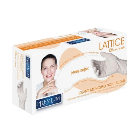 Xanitalia Pro Xan Pro Disposable Latex Gloves Size M - 100 Pieces