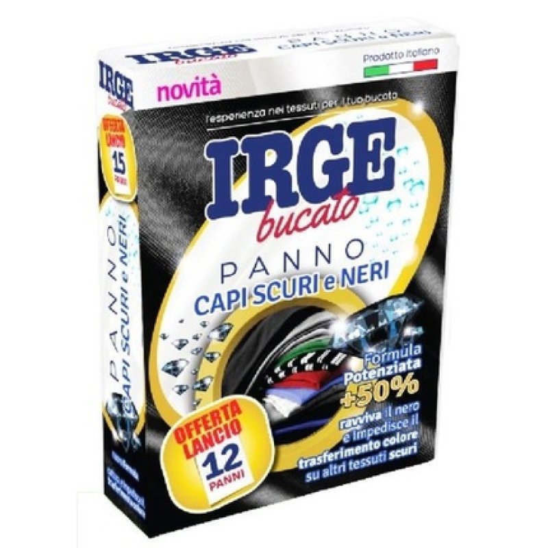 Irge Color Catcher 12 Sheets for Black and Dark Clothes