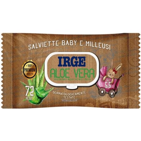 Irge Wipes 72 Pieces With Pop-Up Aloe