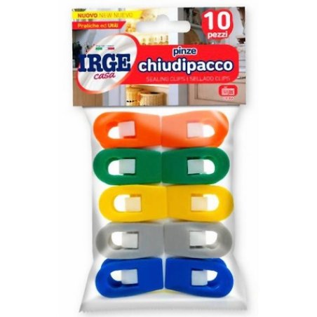 Bag Clips 10 pcs Small IRGE PIN1573A