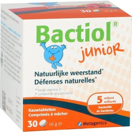 Metagenics Bactiol Junior - 30 Chewable Tablets