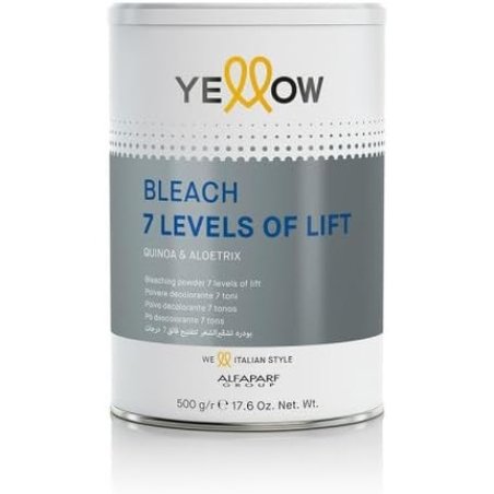Yellow Scalp Bleach 7 Levels of Lift with Purple Pigments 500g