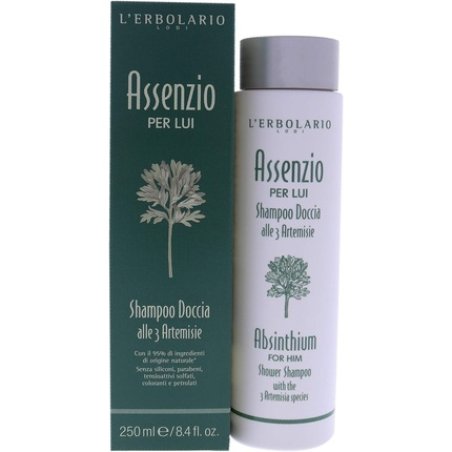 L'Erbolario Absinthium for Him Shower Shampoo with Three Artemisia Species