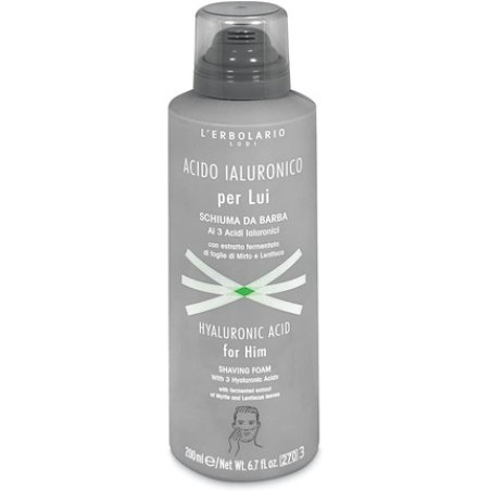 L'Erbolario Hyaluronic Acid Foam for Him with Three Hyaluronic Acids