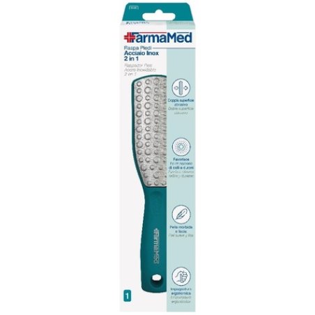 Farmamed Stainless Steel 2-in-1 Foot File