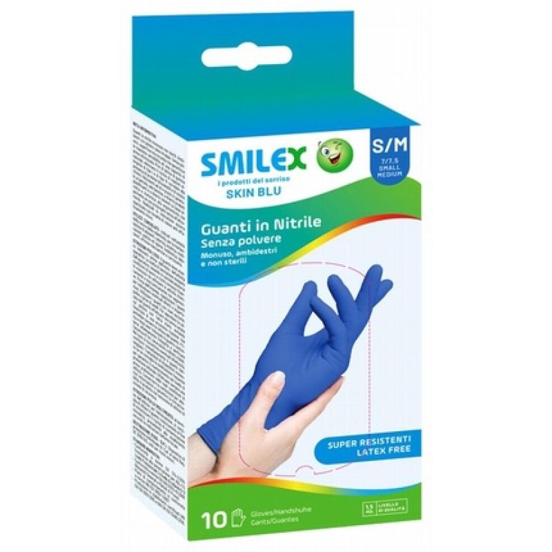 Nitrile Gloves 10 Pcs Smilex SM Powder-Free