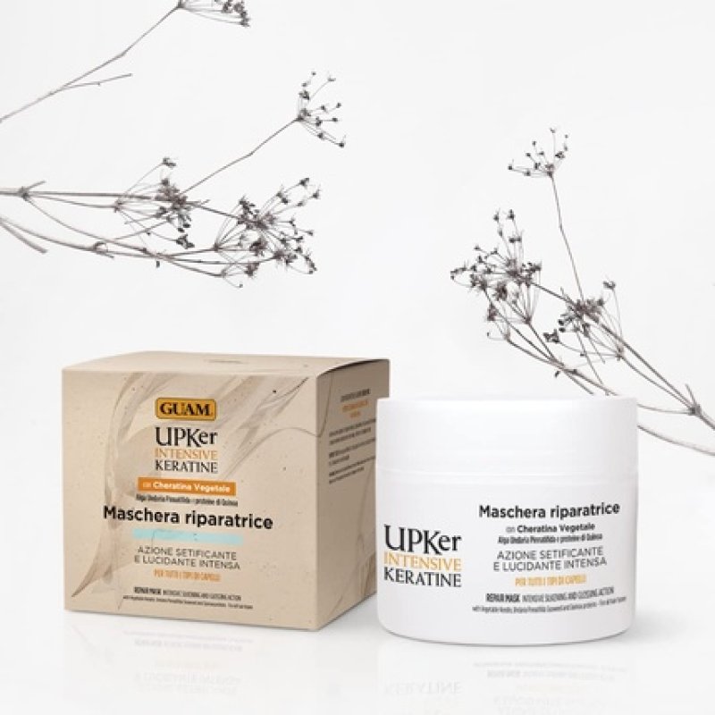 Guam Upker Intensive Keratin Repairing Hair Mask with Vegetable Keratin