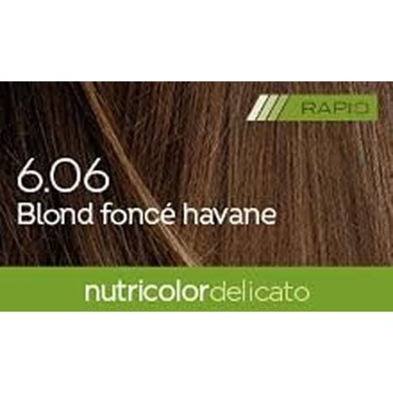Nutricolor Delicato Rapid Dark Blonde Havana Hair Color 6.06