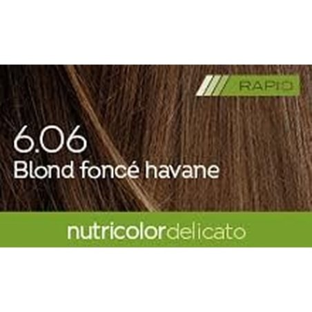 Nutricolor Delicato Rapid Dark Blonde Havana Hair Color 6.06