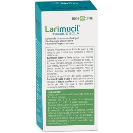 Bios Line Larimucil Cough Throat 120ml