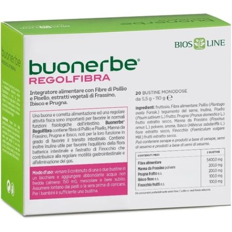 Bios Line Buonerbe Regolfibra Food Supplement to Promote Transit