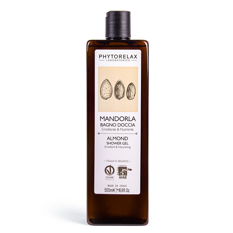Phytorelax Laboratories Vegan Organic Almond Shower Bath Nourishing Soothing 500g