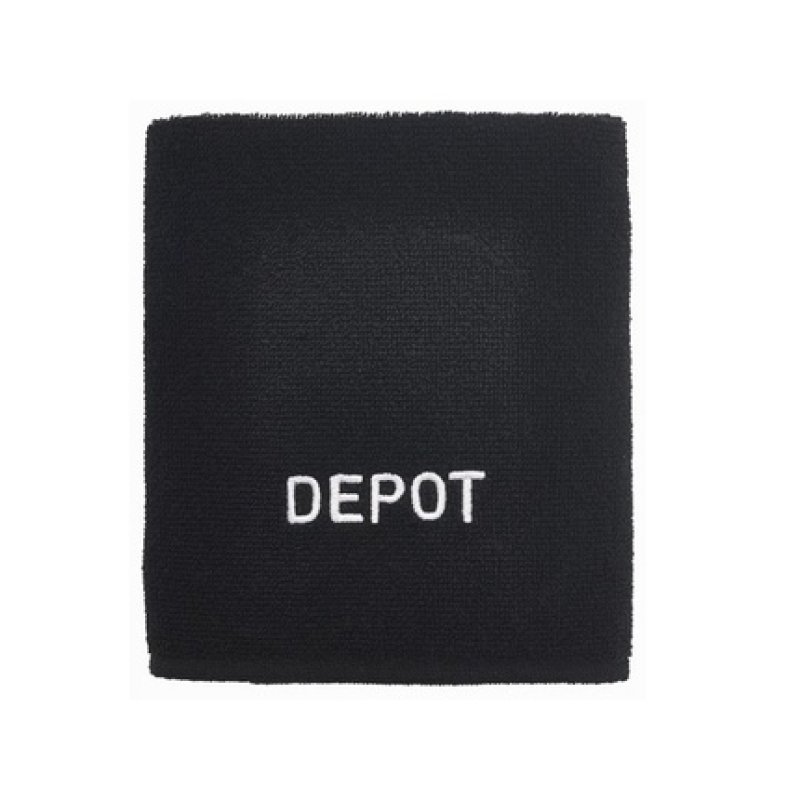 Depot Accessories No 714 Salon Textile Towel In Black
