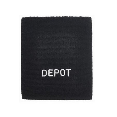 Depot Accessories No 714 Salon Textile Towel In Black