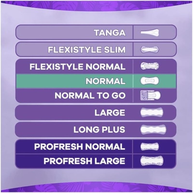 Always Dailies Panty Liners Normal 56 Pieces