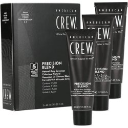 American Crew Classic Precision Blend 2-3 Dark 40ml Grey - Pack of 3