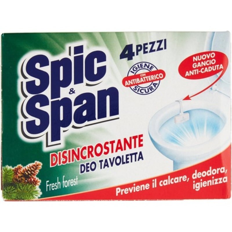 Spic Span Toilet Descaler Tablets - Pack of 4
