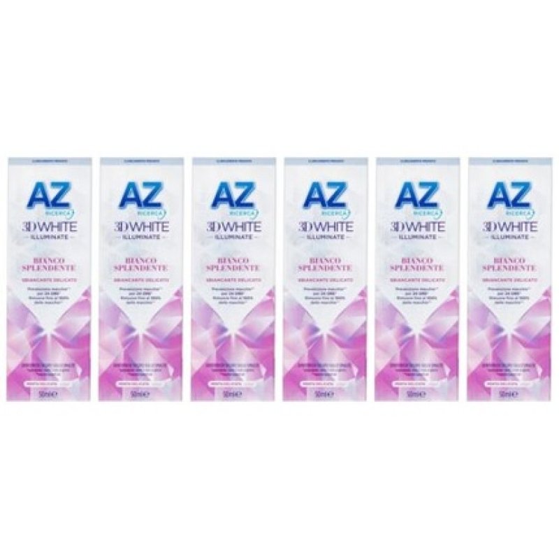 AZ 3D White Splendent Toothpaste with Whitening Effect 50ml