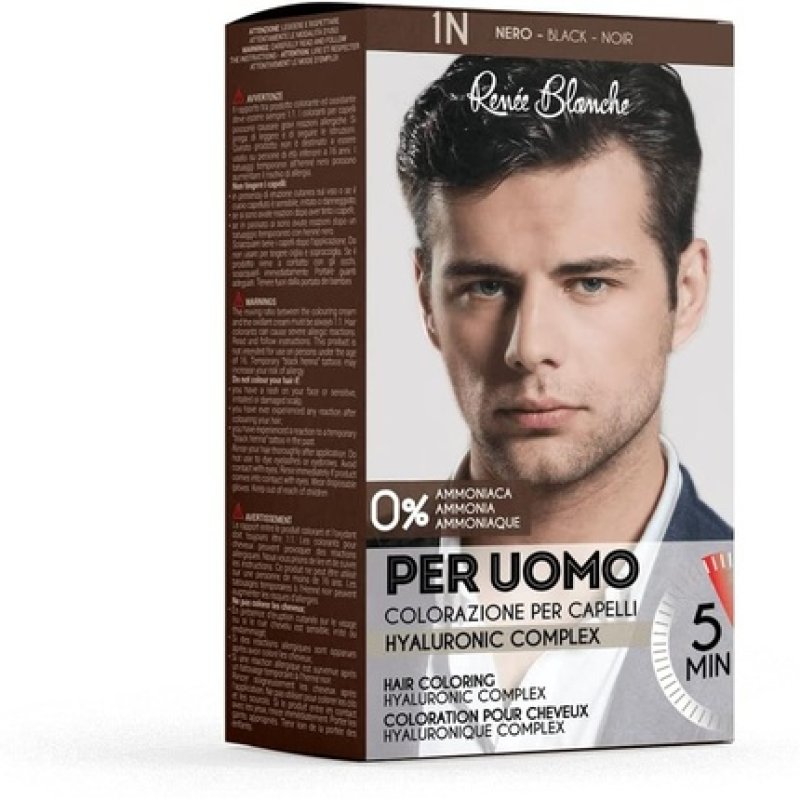 Renee Blanche Man 1N Black Shampoo Coloring
