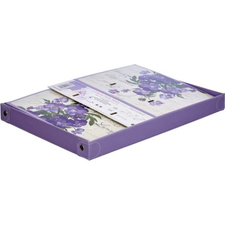 Storage Box with Violet Scented Lid for Clothes and Laundry - Perfumed Storage Boxes, Seasonal Rotation, Organizer