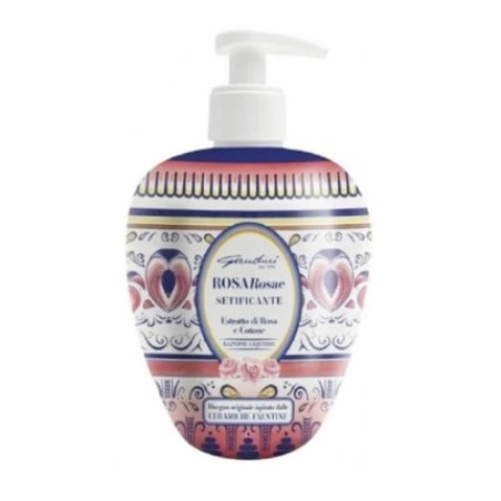 Gandini Rosa Rosae Liquid Soap Softening Hand Soap with Rose Extract