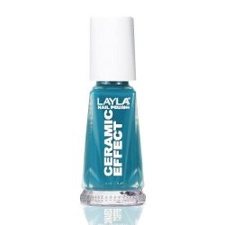 Layla Cosmetics Smalto Layla Ceramic Effect vernis à ongles 10 ml Bleu Gloss