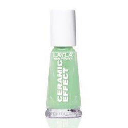 Layla Cosmetics Smalto Layla Ceramic Effect vernis à ongles 10 ml Vert Gloss