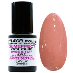 Layla Gel Nail Gumeffect Color Number 03 Natural Pink