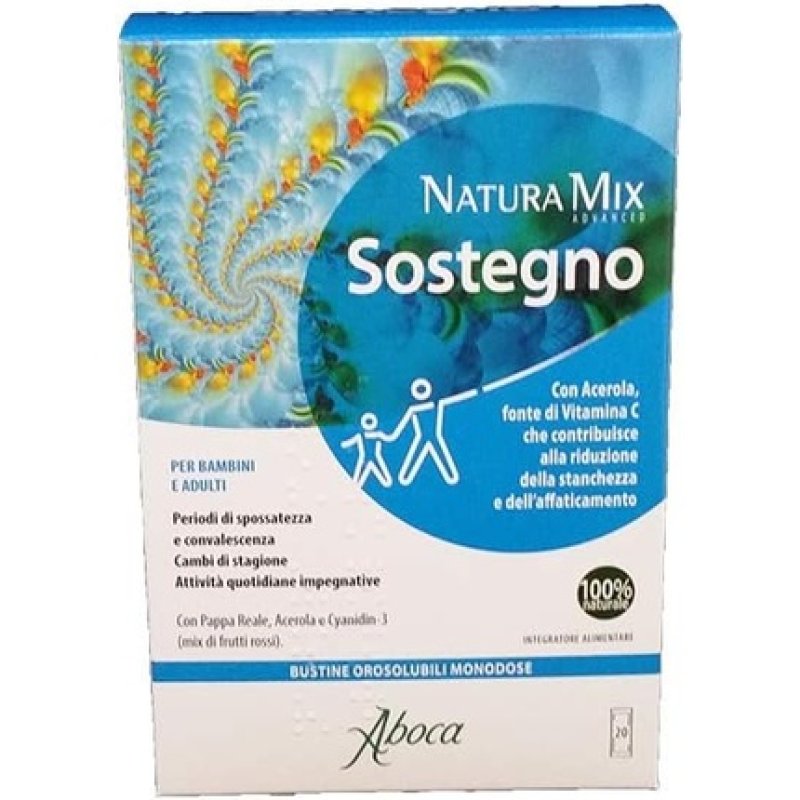 Aboca Natura Mix Advanced Support Dietary Supplement 20 Sachets 2.5g