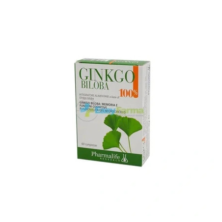 Pharmalife Research Ginkgo Biloba 100 Memory And Concentration Supplement - 60 Tablets
