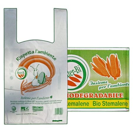 Shoppers Biodeg/Compost, White, 32 X 60 X 500 Pieces