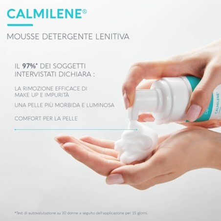 Dermovitamina Calmilene Soothing Cleansing Mousse for Sensitive Skin with Citrus Scent and B3, B5, and Bisabolol 150ml