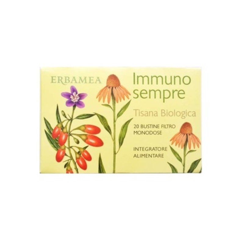 Erbamea Immuno Sempre Herbal Tea 20 Filter Sachets