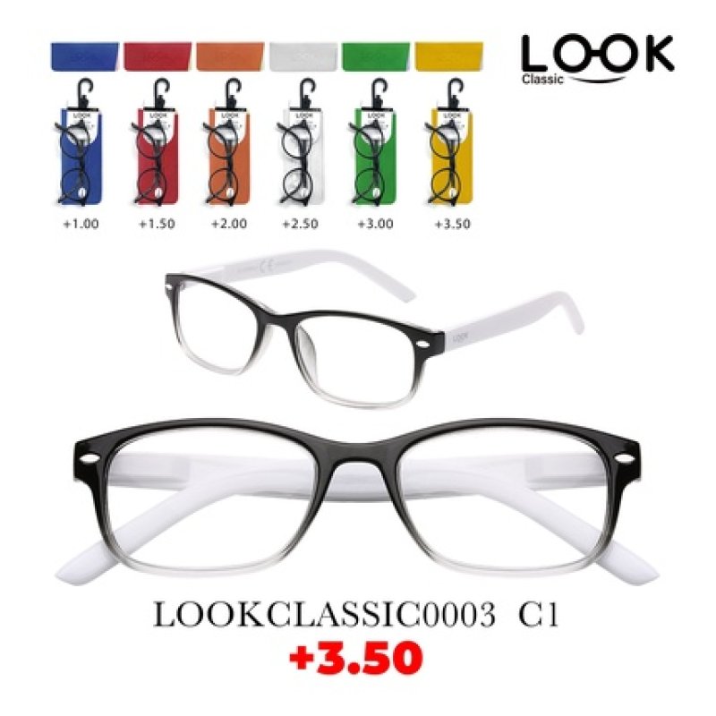 Look Optics Look Classic 0003 C1 3.50 Classic Glasses