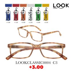 Look Optics Look Classic 0004 C3 3.00 Classic Glasses