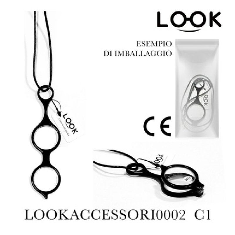 Look Optics Lookaccessori0002 C1 Reading Lenses 3.0 With Cord