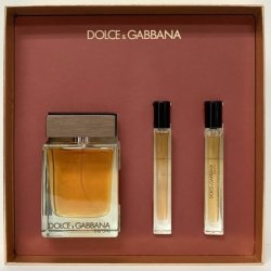 Dolce & Gabbana The One Fragrance 3 Piece Gift Set 3.3 Oz / 100ml