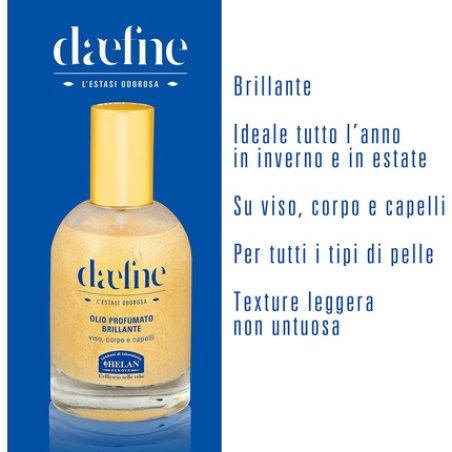 Helan Daefne Oil for Hair, Body and Face - Dry Fragranced Invigorating Oil